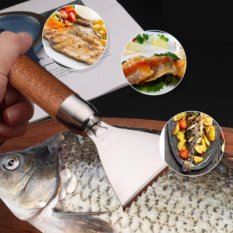 Scharfer, langlebiger Fischschuppenentferner aus Edelstahl