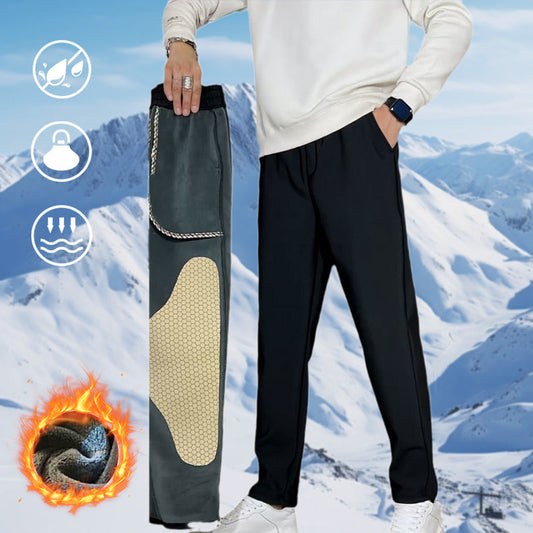 🔥Winterwarme wasserdichte Jogginghose mit Kordelzug