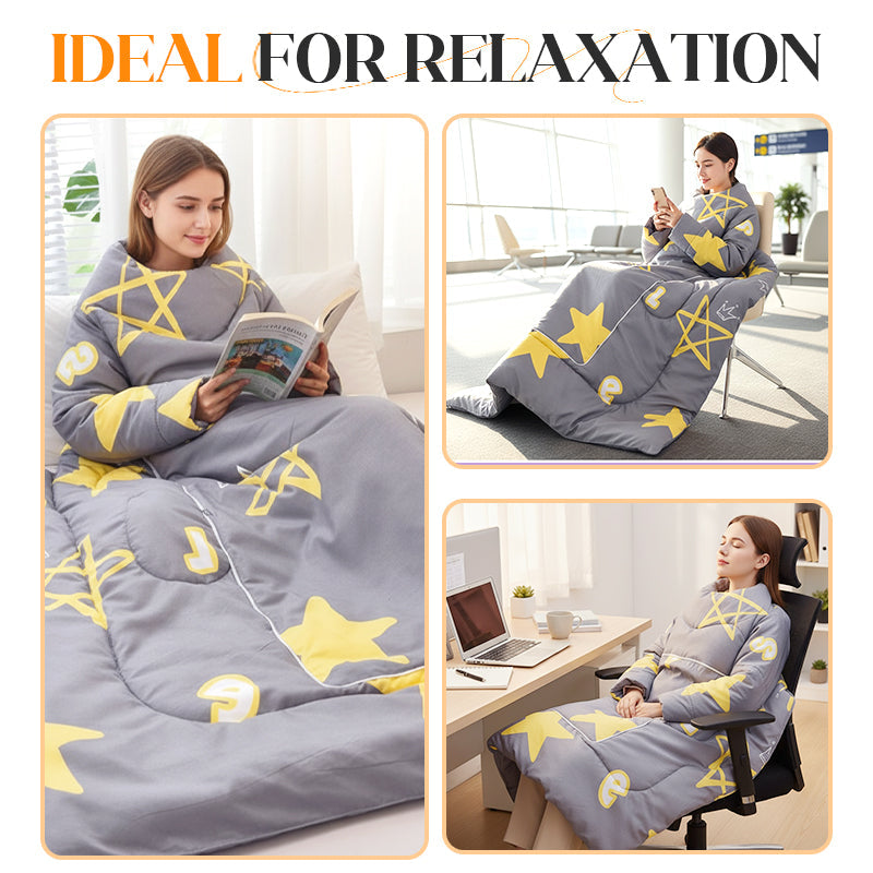 ✨Neuheiten 40 % Rabatt✨2-in-1-Reisedecke mit Kissen