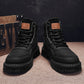 ⏳Herbst-Bestseller 50 % Rabatt💥Plüsch-High-Top-Stiefel zum Schnüren für Herren