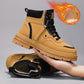 ⏳Herbst-Bestseller 50 % Rabatt💥Plüsch-High-Top-Stiefel zum Schnüren für Herren