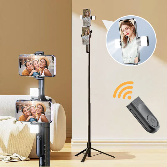 Tragbarer kardanischer Handstabilisator mit Selfie-Stick