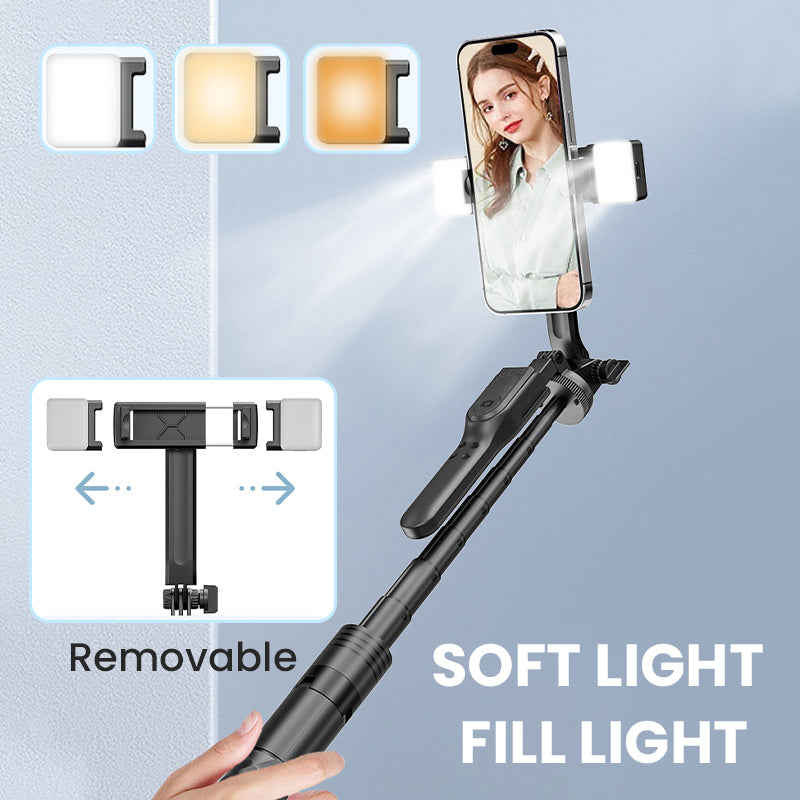 Tragbarer kardanischer Handstabilisator mit Selfie-Stick