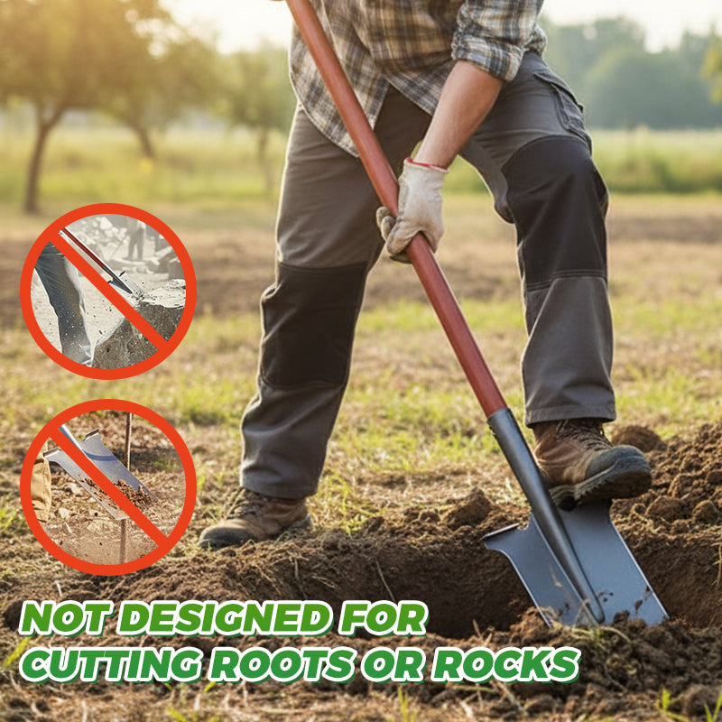 Hochleistungs-Stahlschaufel für schwierige Böden