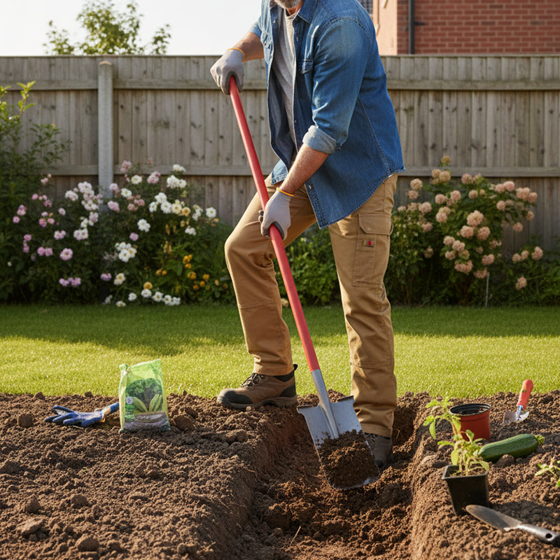 Hochleistungs-Stahlschaufel für schwierige Böden