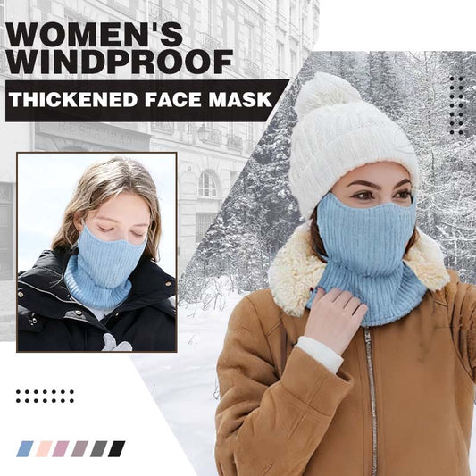 Winddichte, verstärkte Gesichtsmaske für Frauen