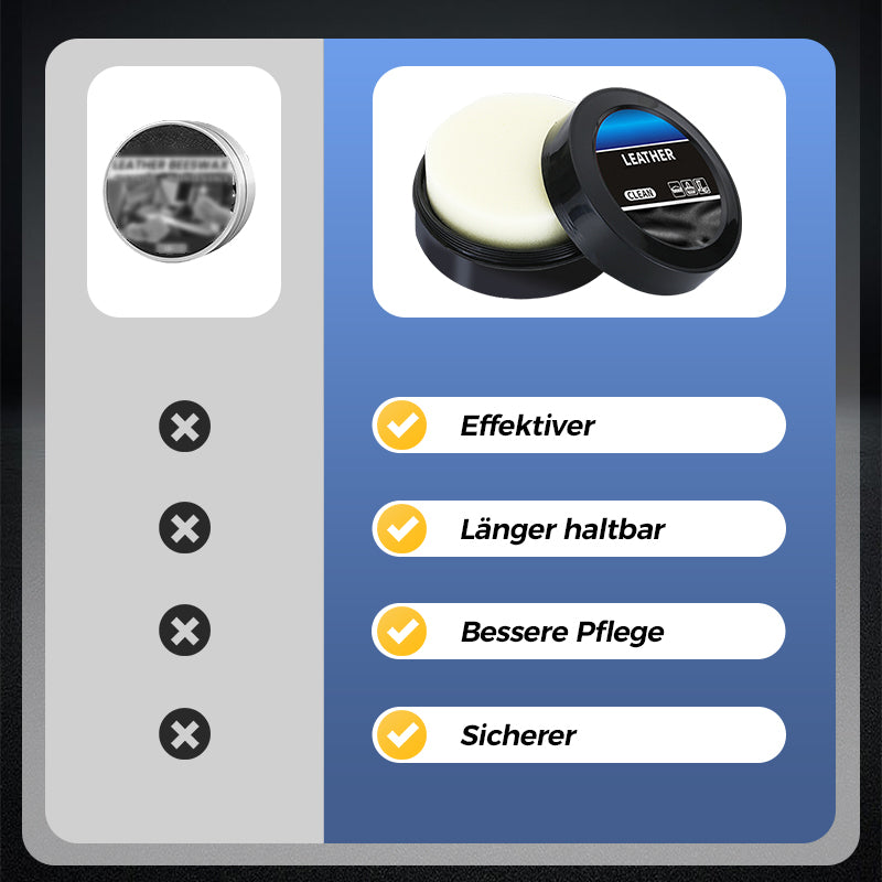 🧼 Neujahrs-Sonderangebot: 50 % Rabatt✨ Reinigungs- & Pflegecreme für Leder - Tiefenreinigung mit Natürlichen Ölen für Möbel, Autositze & Accessoires 🛋️🌟