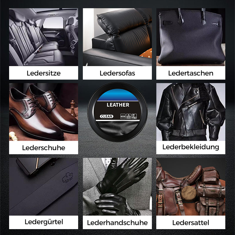 🔥Heißer Verkauf 50% Rabatt🔥 Führende Reinigungs- und Pflegecreme &Reinigungspaste für Lederpflege