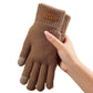 Warme Thermostrick-Touchscreen-Handschuhe