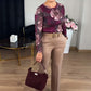 Bequemes und stilvolles Zweiteiler-Set aus Jacke und Hose für Damen