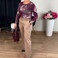 Bequemes und stilvolles Zweiteiler-Set aus Jacke und Hose für Damen