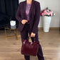 Bequemes und stilvolles Zweiteiler-Set aus Jacke und Hose für Damen