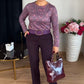 Bequemes und stilvolles Zweiteiler-Set aus Jacke und Hose für Damen