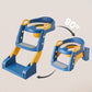 Baby-Toilettensitz Kinder mit Treppe Toilettentrainer für Kinder WC Sitz mit PU Gepolsterter Höhenverstellbar und Faltbar