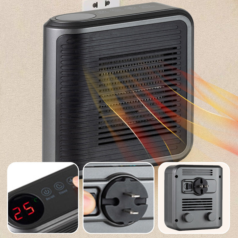 ⏳Begrenzte Zeit 50% Rabatt💥800-W-Wandheizgerät mit einstellbarem Thermostat und Zeitschaltuhr
