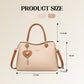 Elegante Damen-Tasche mit glänzendem Herzanhänger