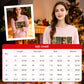 Damen-Weihnachts-Doodle-Sweatshirt mit Rundhalsausschnitt