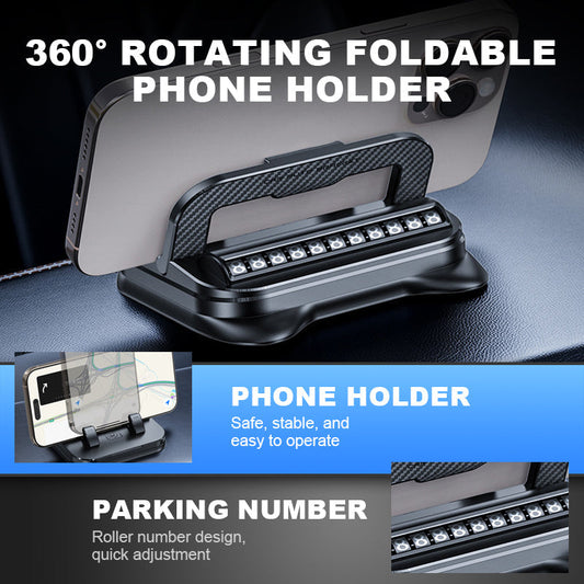 📱 JETZT 50 % RABATT! ✨ 360° drehbarer, faltbarer Handyhalter – universell kompatibel mit rutschfester Unterseite für Schreibtisch, Auto und Reisen 🚗💻