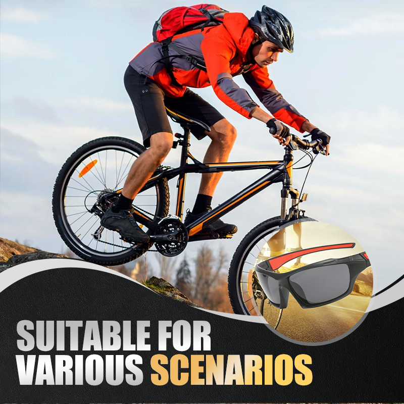 Skulpturale Qualität Outdoor-Multisport-Sonnenbrille