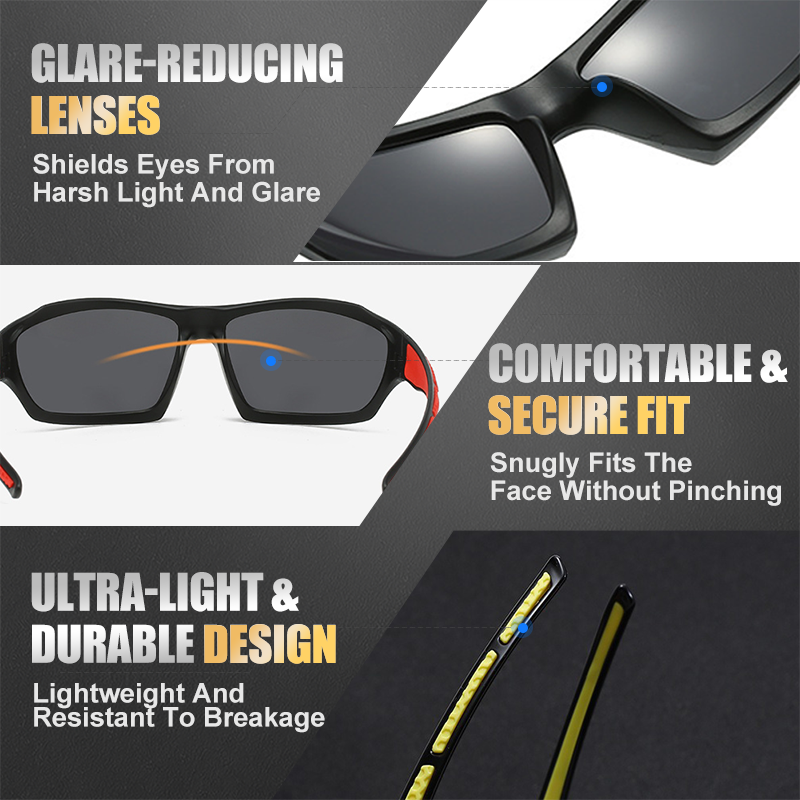 Skulpturale Qualität Outdoor-Multisport-Sonnenbrille