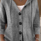 💖Einfarbige Langarm-Strickjacke für Damen