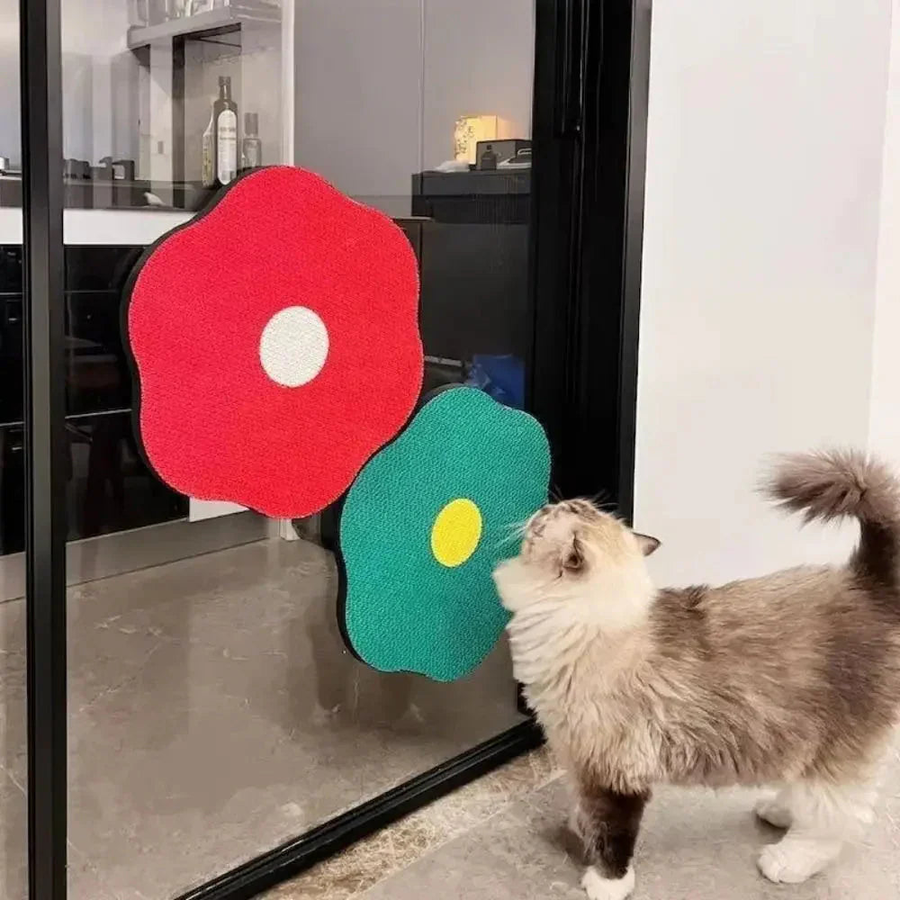 🔥Nur für kurze Zeit 50 % Rabatt🔥Kreatives, blumenförmiges Kratzbrett für Katzen🐱 zur Wandmontage