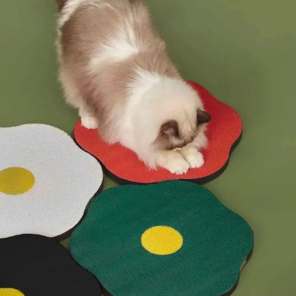 🔥Nur für kurze Zeit 50 % Rabatt🔥Kreatives, blumenförmiges Kratzbrett für Katzen🐱 zur Wandmontage