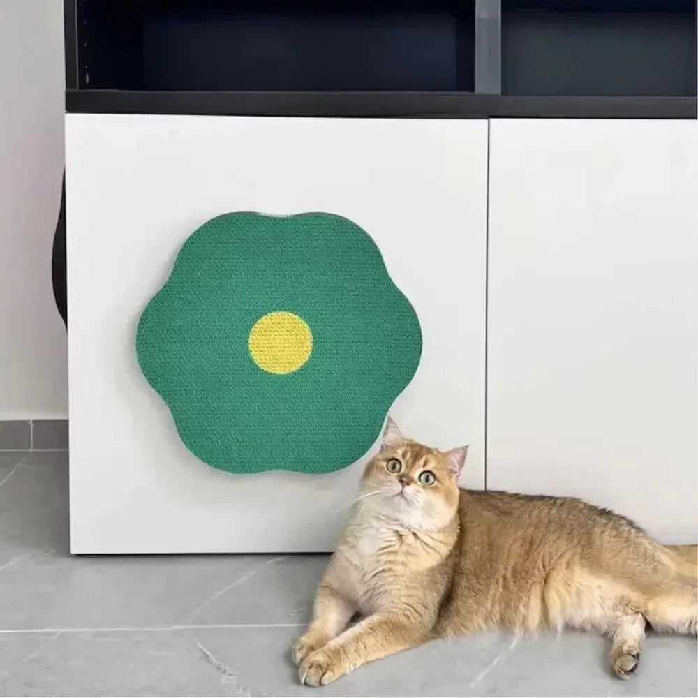🔥Nur für kurze Zeit 50 % Rabatt🔥Kreatives, blumenförmiges Kratzbrett für Katzen🐱 zur Wandmontage