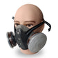 🔥 begrenzte Zeit 50% Rabatt! 🔥 aktivierte Kohlenstoff-Anti-Staub-Doppel-Tankgasmaske