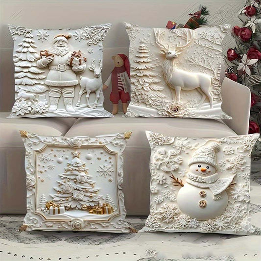 🎅Weihnachtsvorverkauf 50 % Rabatt🎉Elegante Weihnachts-Dekokissenbezüge