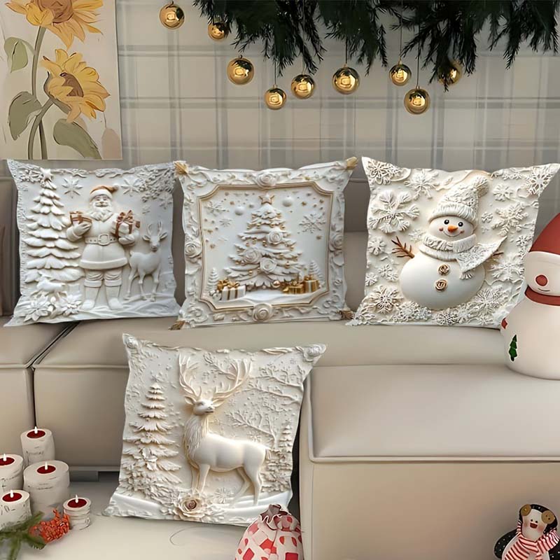 🎅Weihnachtsvorverkauf 50 % Rabatt🎉Elegante Weihnachts-Dekokissenbezüge