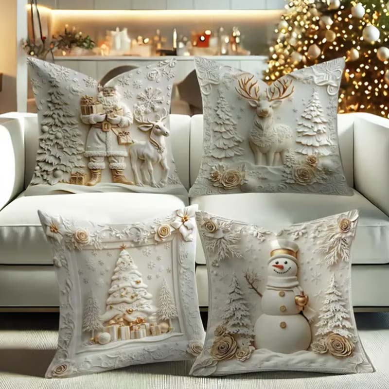 🎅Weihnachtsvorverkauf 50 % Rabatt🎉Elegante Weihnachts-Dekokissenbezüge