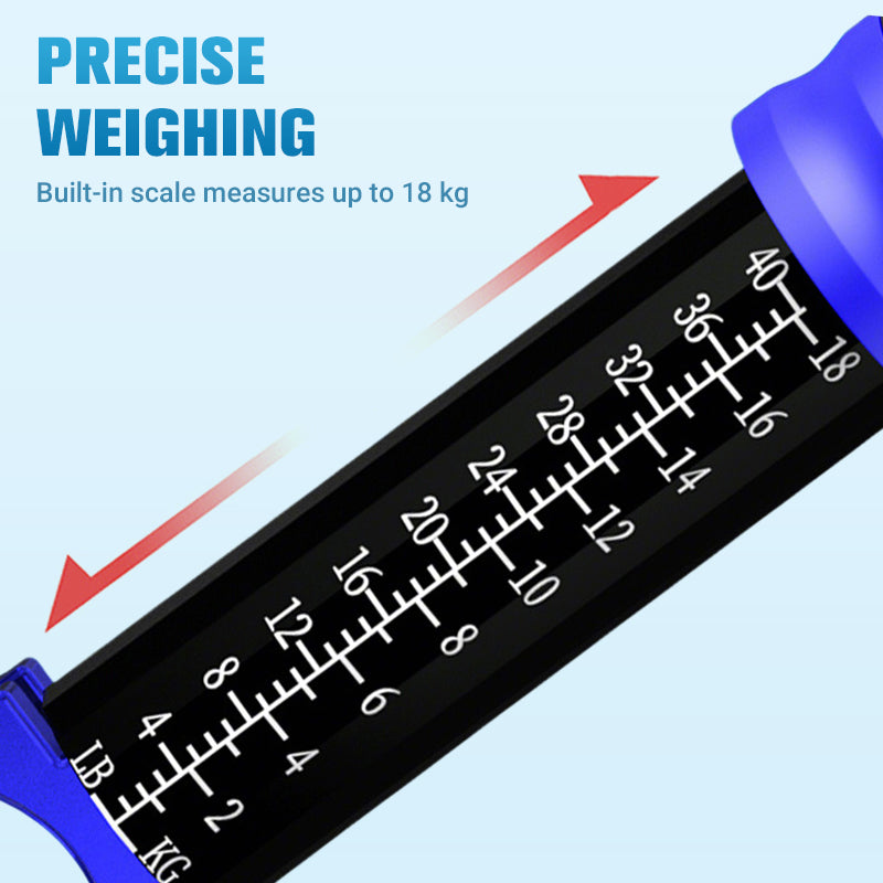 🎣Heißer Verkauf Lagerräumung 80 % Rabatt💥Fischlippengreifer aus Aluminiumlegierung mit Waage