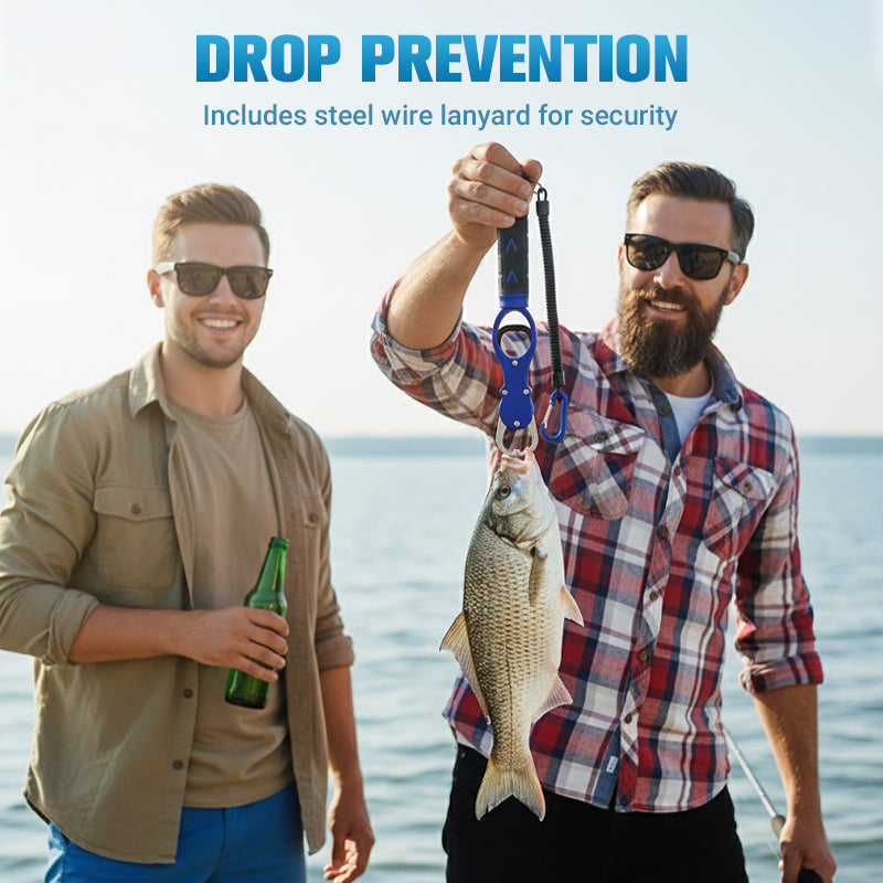 🎣Heißer Verkauf Lagerräumung 80 % Rabatt💥Fischlippengreifer aus Aluminiumlegierung mit Waage