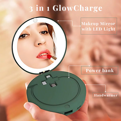 💖 💖Zeitlich begrenztes Angebot – 50 % Rabatt💥💥3-in-1 Power Bank Pro mit Handwärmer und Kosmetikspiegel