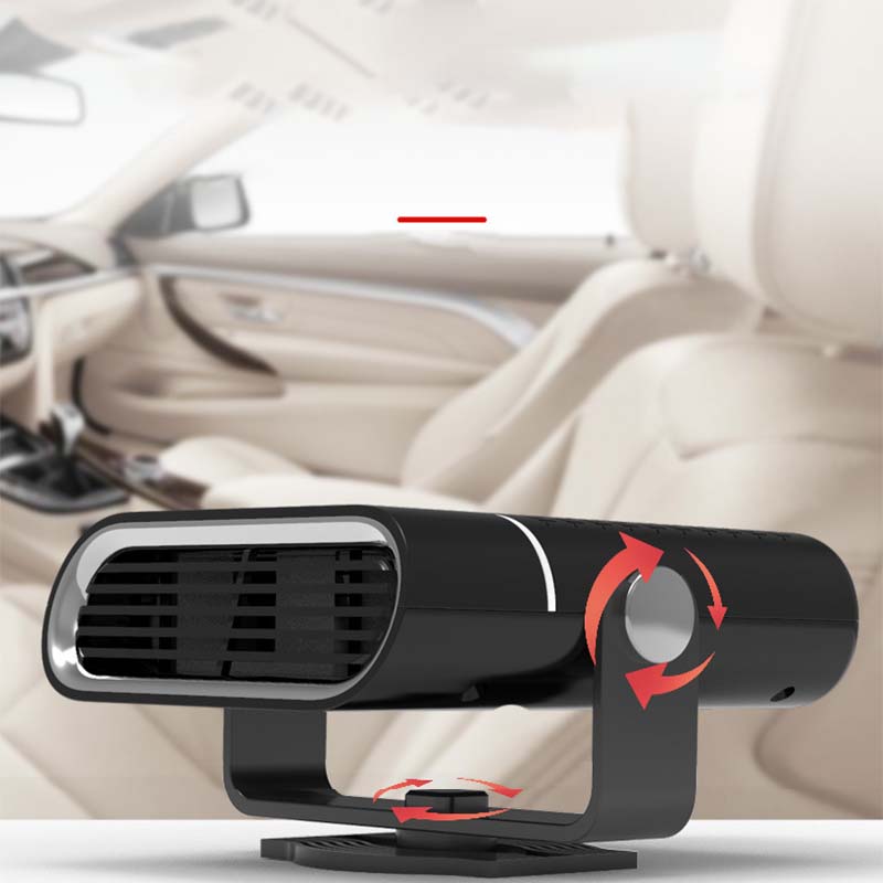 ⏰Black Friday Sale 50 % RABATT💥💥  2-in-1 Tragbare Autheizung - 360° Drehung & Doppelspannung (12V/24V) für Schnelles Entfrosten und Heizen 🚗❄️