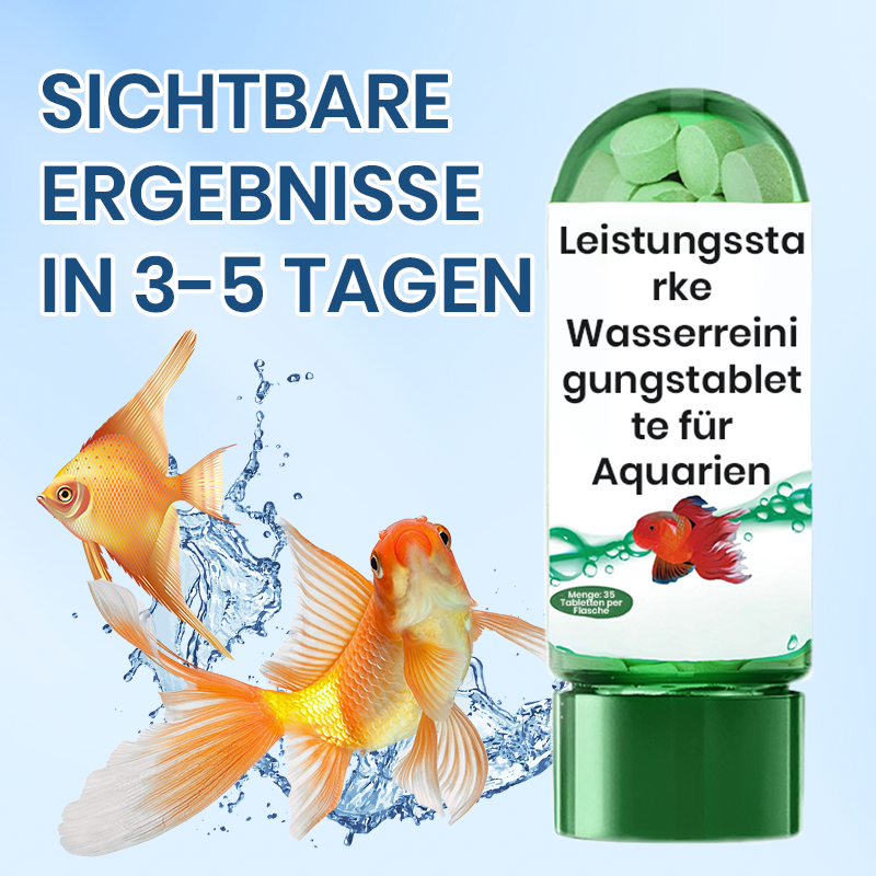 🔥Heißer Verkauf🔥Leistungsstarke Wasserreinigungstablette für Aquarien