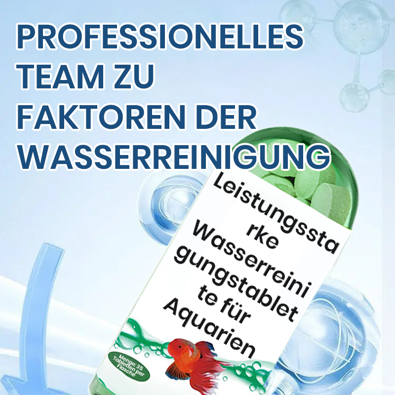 🔥Heißer Verkauf🔥Leistungsstarke Wasserreinigungstablette für Aquarien