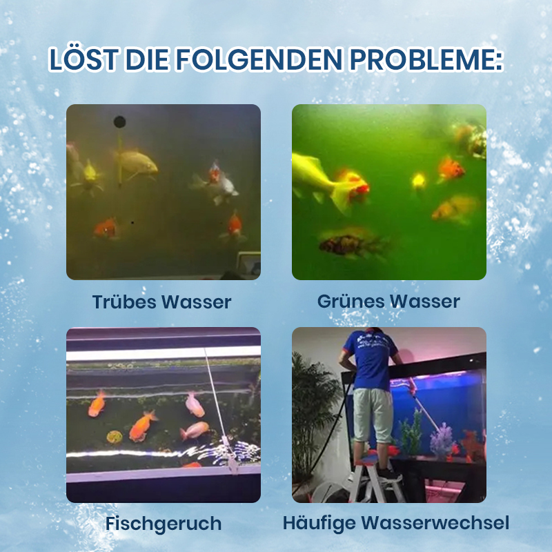 🔥Heißer Verkauf🔥Leistungsstarke Wasserreinigungstablette für Aquarien