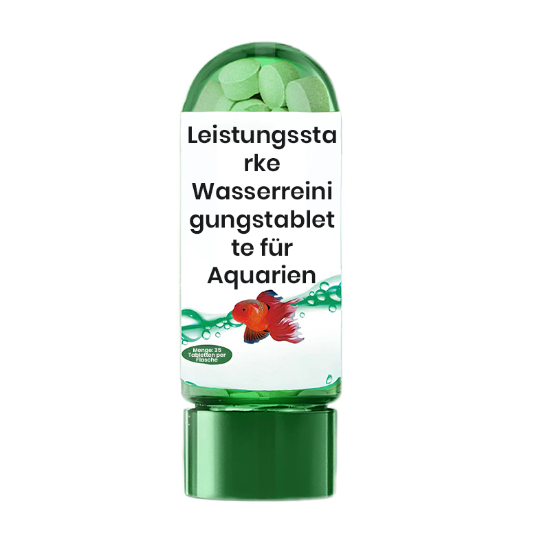 🔥Heißer Verkauf🔥Leistungsstarke Wasserreinigungstablette für Aquarien