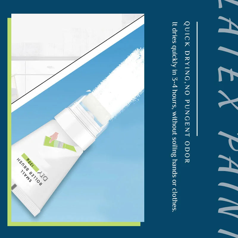 ✨Graffiti Abdeckung Wand Renovierung Farbe ändern kleine rollende Pinsel Wand Latexfarbe