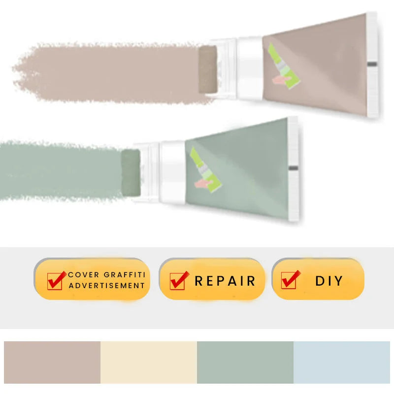 ✨Graffiti Abdeckung Wand Renovierung Farbe ändern kleine rollende Pinsel Wand Latexfarbe