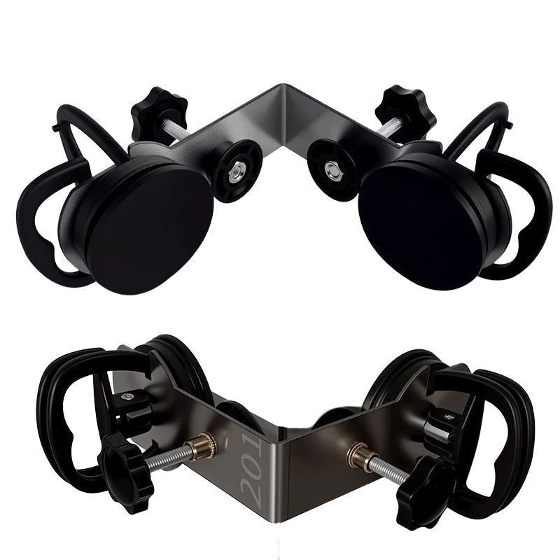 Rechtwinkliger Fugenstecker mit Saugnapf für Fliesen