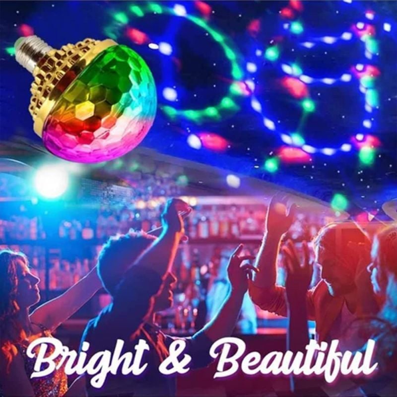 💥Begrüßen Sie Weihnachten mit 50 % Rabatt💥 Bunte rotierende Disco Ball Licht