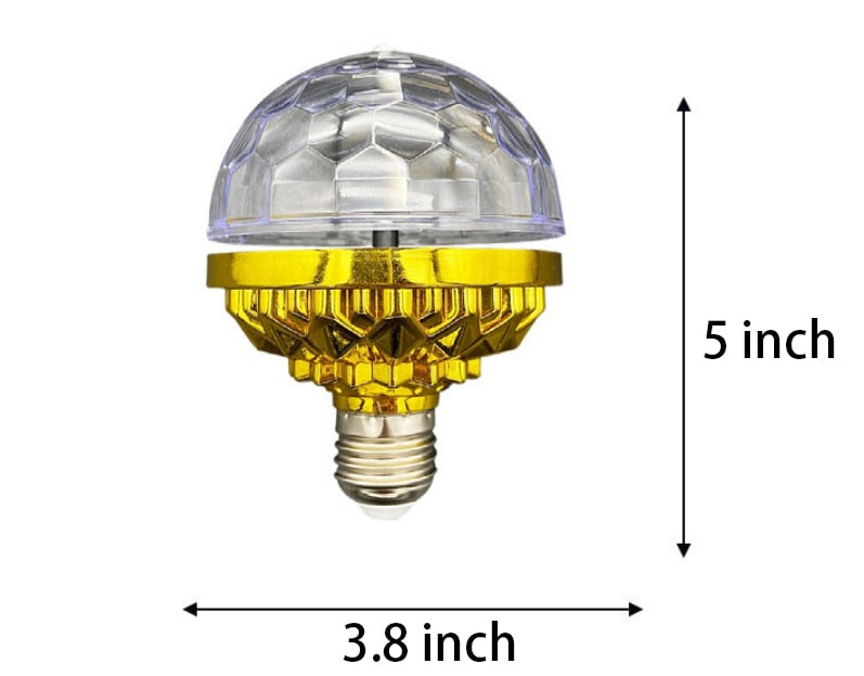 💥Begrüßen Sie Weihnachten mit 50 % Rabatt💥 Bunte rotierende Disco Ball Licht