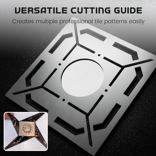 Multifunktionales Edelstahl-Bodenablauf-Messlineal