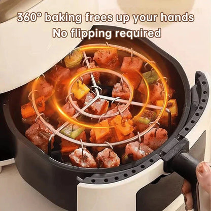 Vertikaler Grillrost für Heißluftfritteusen