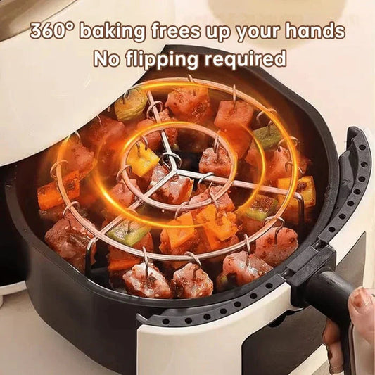 Vertikaler Grillrost für Heißluftfritteusen