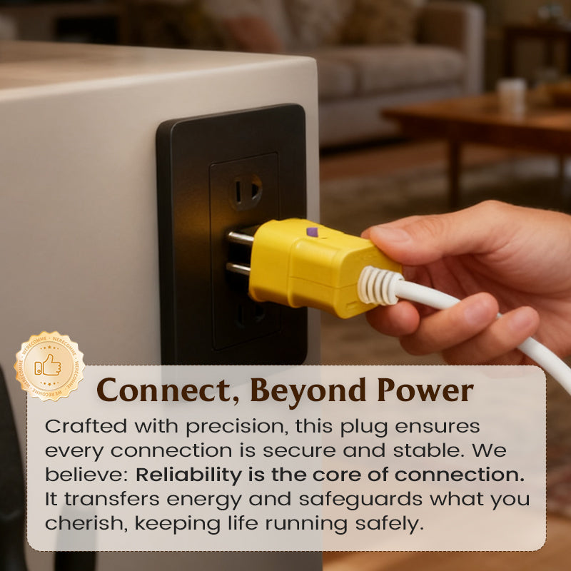 💥Bestseller-Werkzeuge 50 % Rabatt⚡Doppelt verwendbarer drehbarer 2-poliger elektrischer Stecker