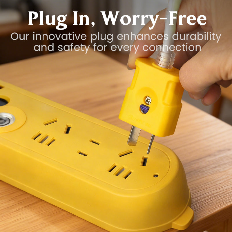 💥Bestseller-Werkzeuge 50 % Rabatt⚡Doppelt verwendbarer drehbarer 2-poliger elektrischer Stecker